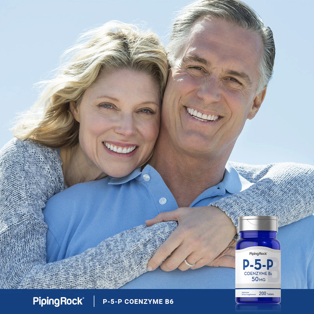 P-5-P (Pyridoxal 5-Phosphate) Coenzymated Vitamin B-6, 50 mg, 200 Tablets - Image 7