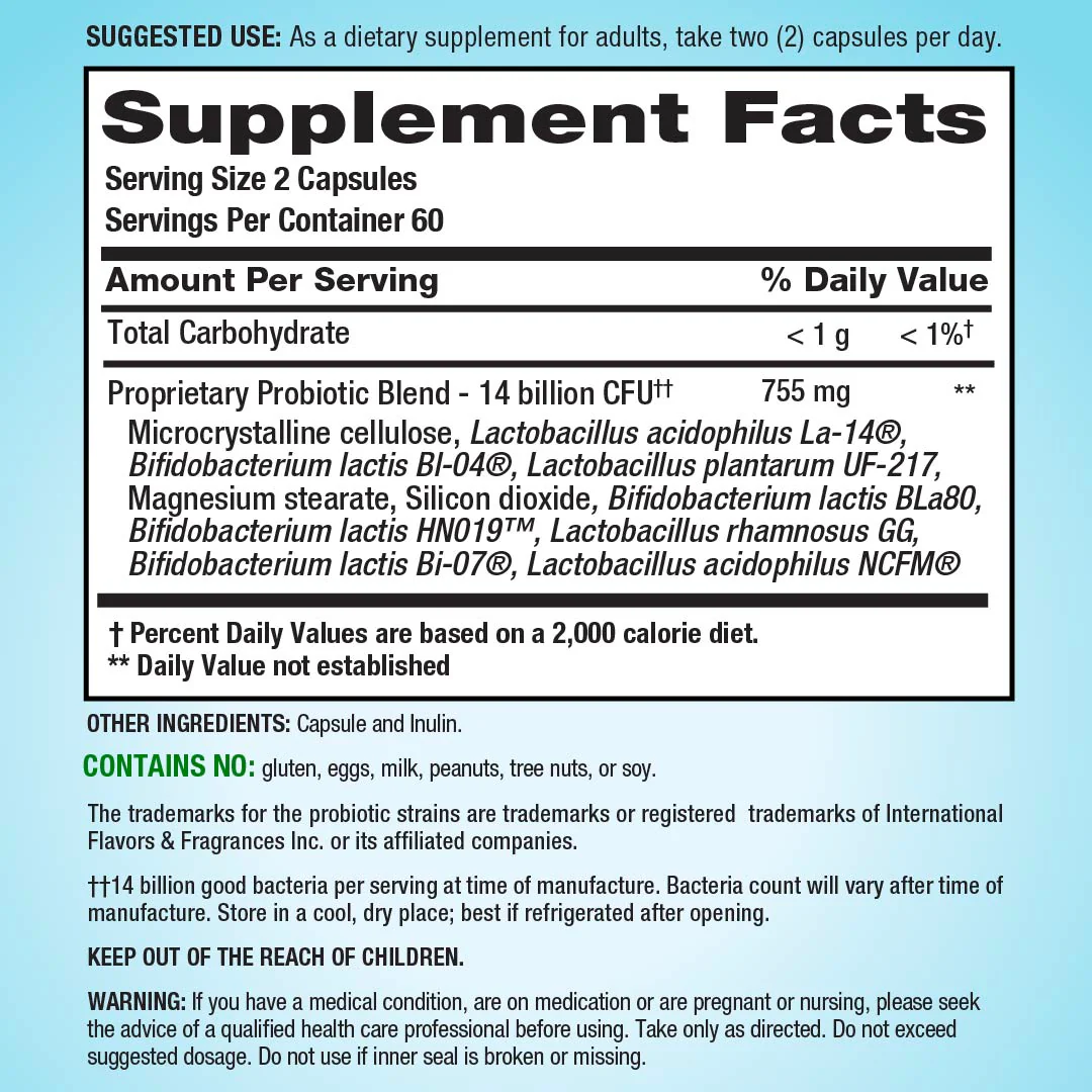 PB8™ Original Probiotic Supplement, 120 Capsules - Image 3