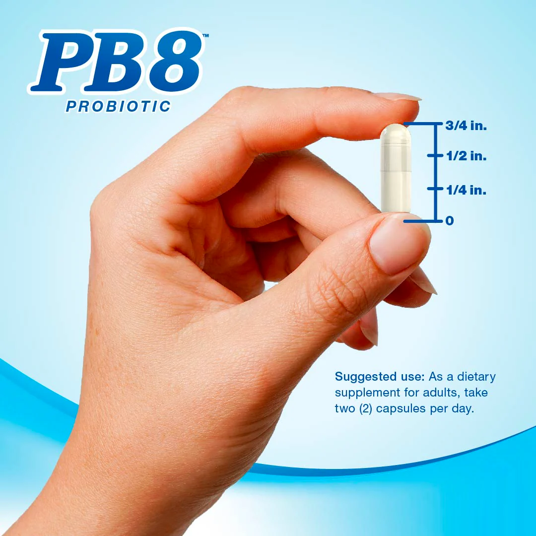 PB8™ Vegetarian Probiotic Supplement, 120 Vegetarian Capsules - Image 4