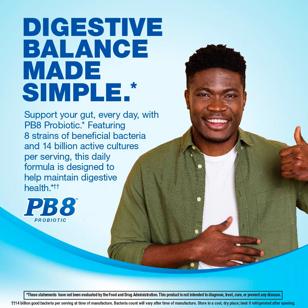 PB8™ Vegetarian Probiotic Supplement, 60 Vegetarian Capsules - Image 8