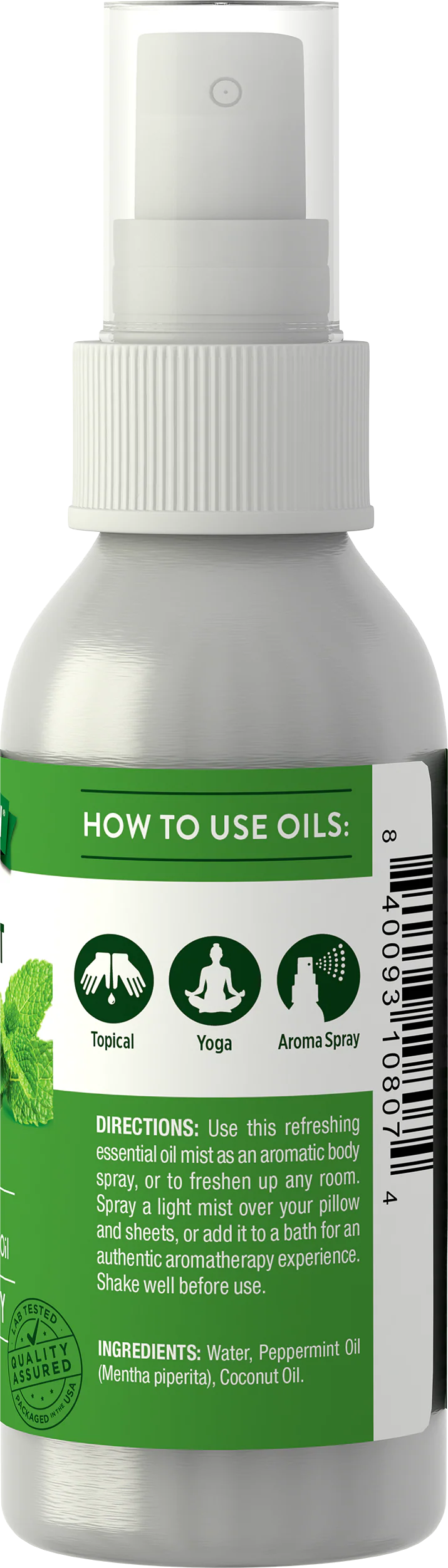 Peppermint Spray, 2.4 fl oz (71 mL) Spray Bottle - Image 3
