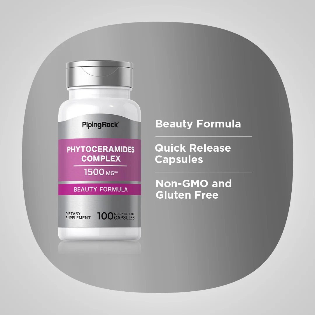 Phytoceramides Complex, 1500 mg, 100 Quick Release Capsules - Image 3