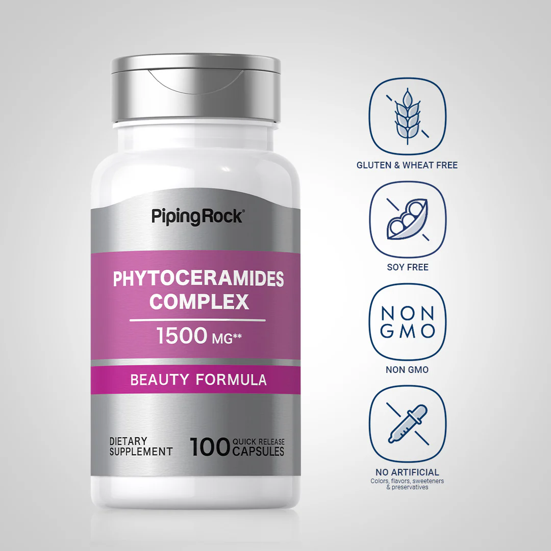 Phytoceramides Complex, 1500 mg, 100 Quick Release Capsules - Image 4