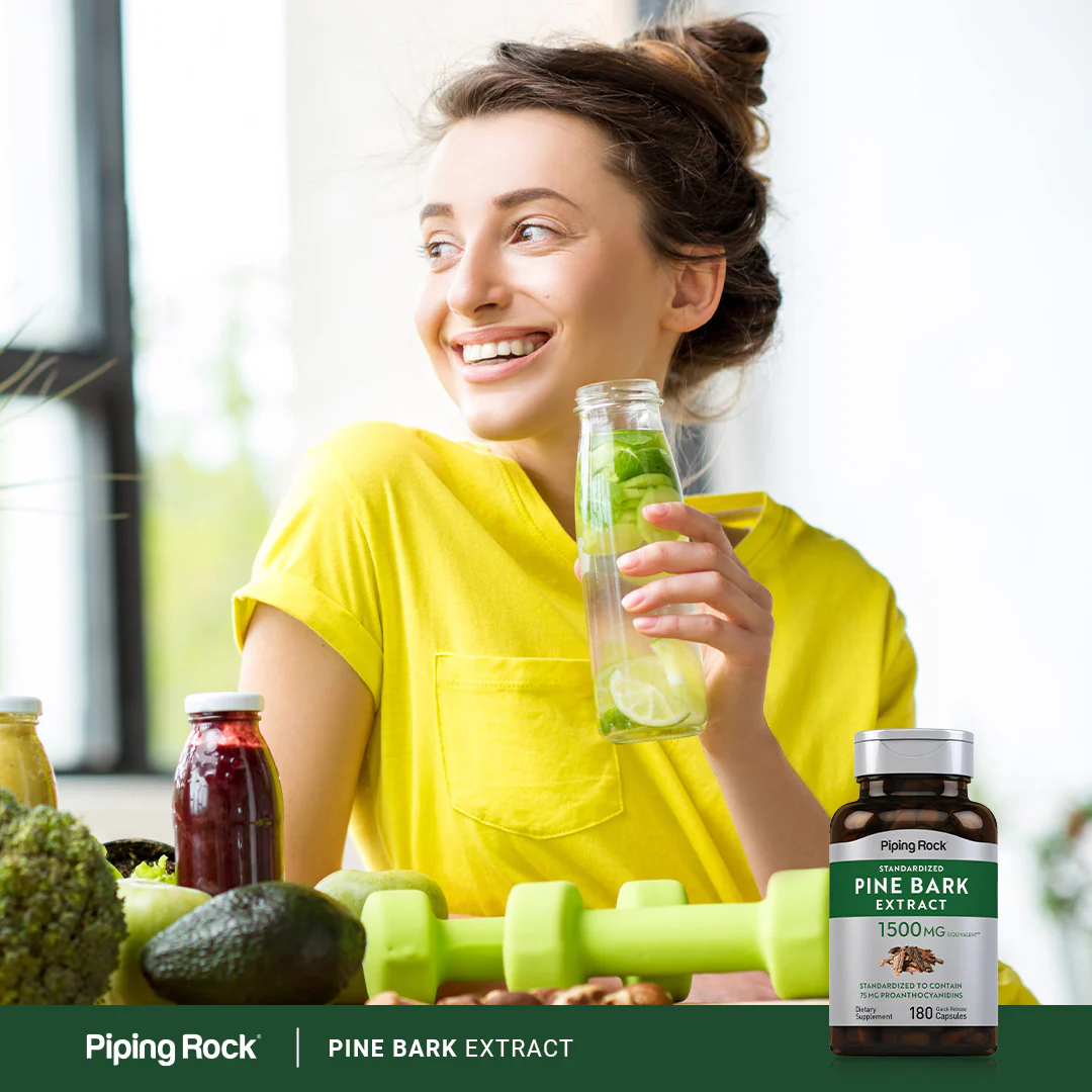 Pine Bark Extract, 1500 mg, 180 Quick Release Capsules, 2  Bottles - Image 7