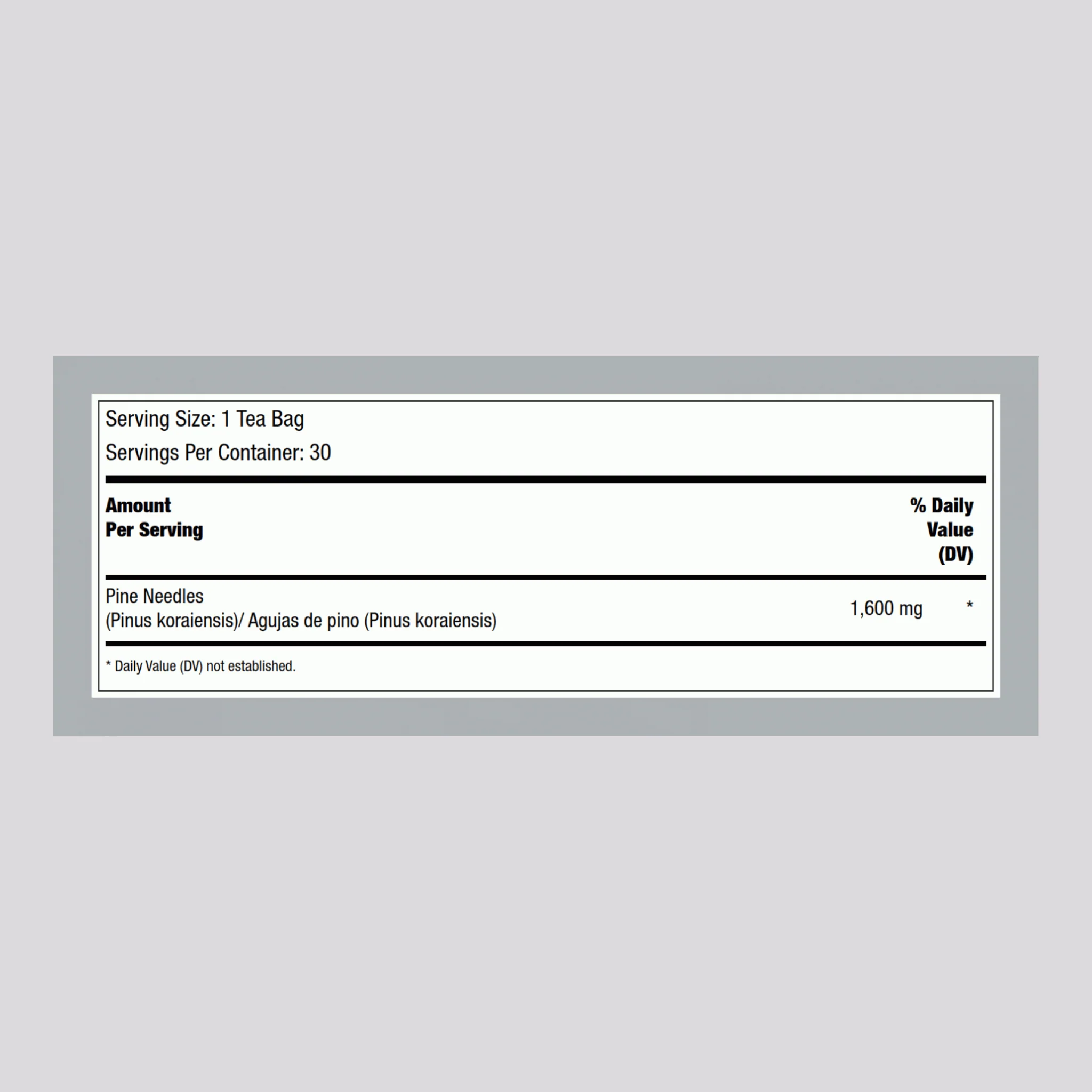 Pine Needle Tea, 30 Tea Bags - Image 2