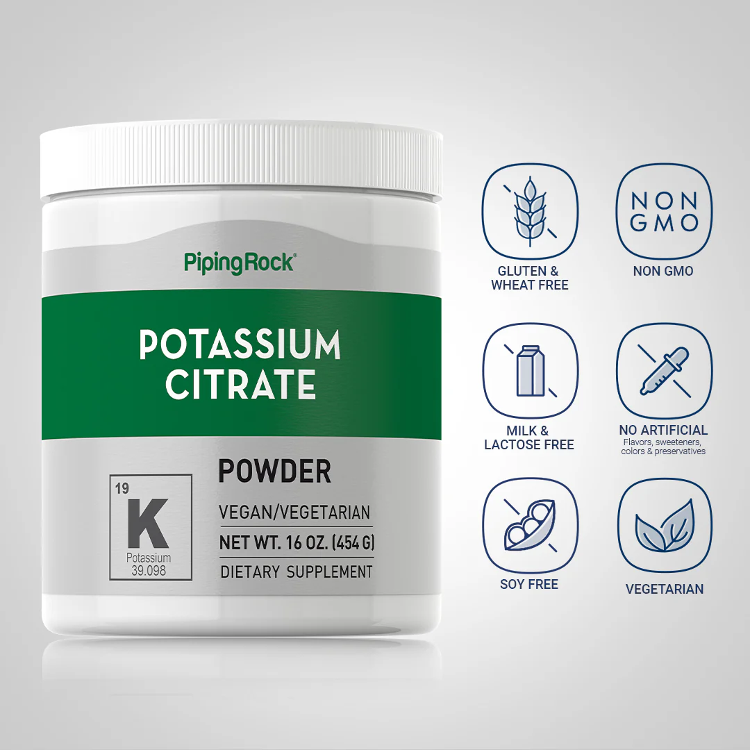 Potassium Citrate Powder, 16 oz (454 g) Bottle - Image 5