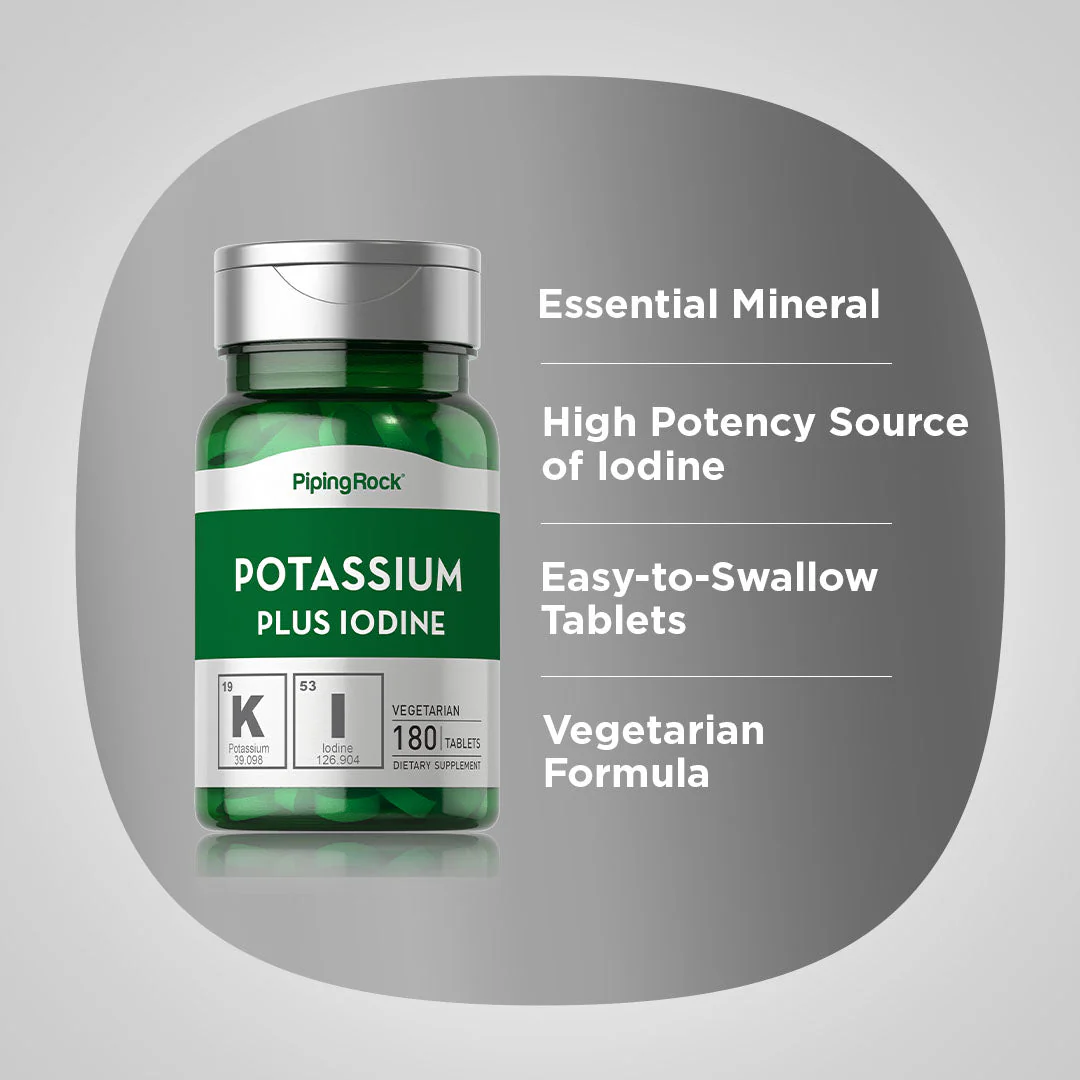 Potassium Plus Iodine, 180 Tablets, 2  Bottles - Image 5