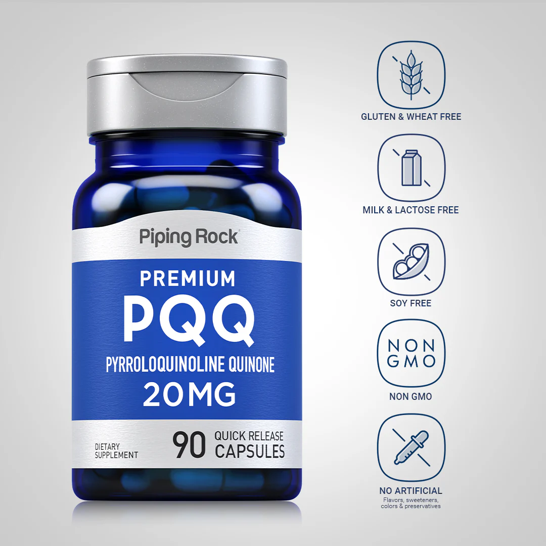 PQQ Pyrroloquinoline Quinone, 20 mg, 90 Quick Release Capsules - Image 5