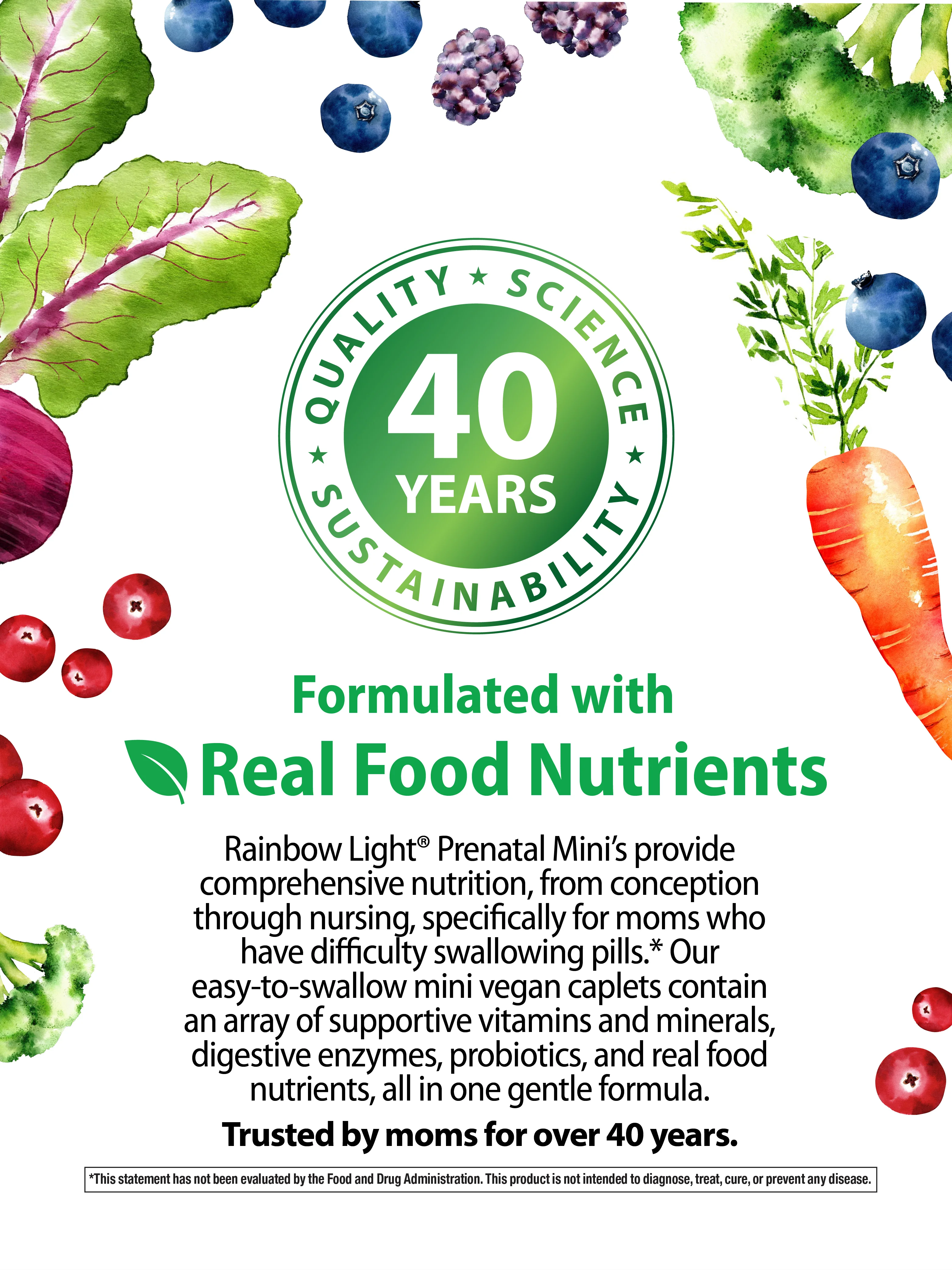 Prenatal Multi Mini's + Real Food Nutrients, 180 Mini Tablets - Image 8