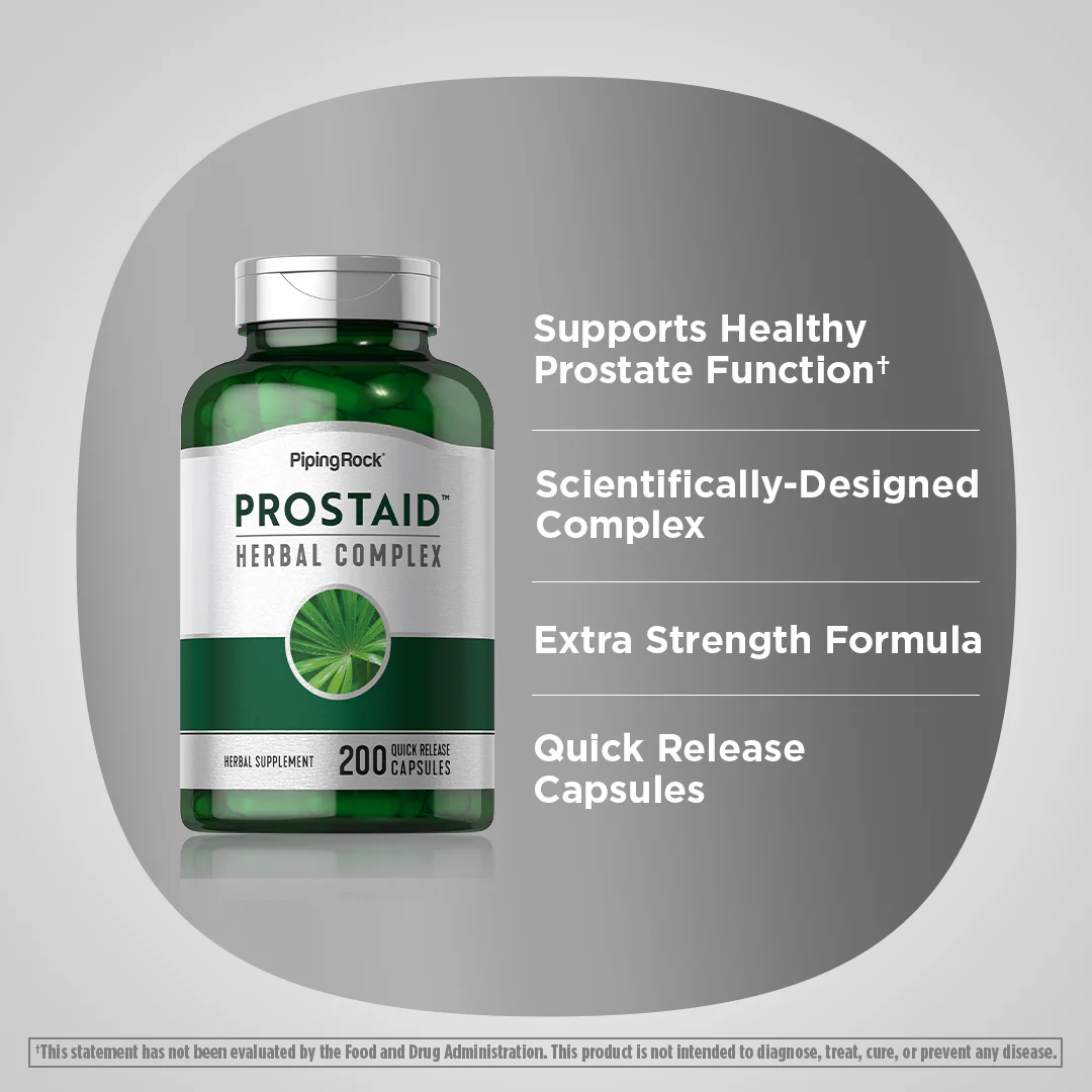 ProstAid Herbal Complex, 200 Quick Release Capsules - Image 4