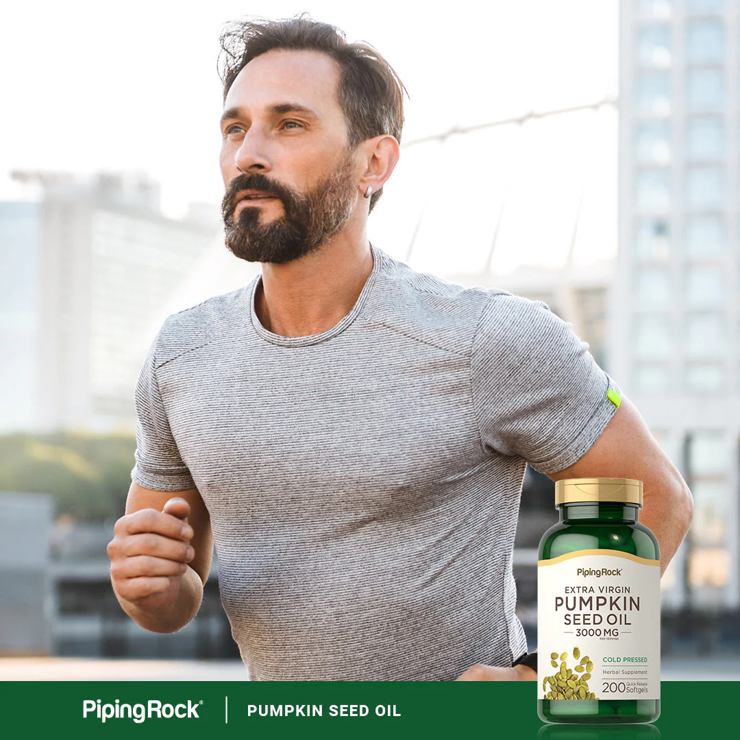 Pumpkin Seed Oil, 3000 mg (per serving), 200 Quick Release Softgels, 2  Bottles - Image 7