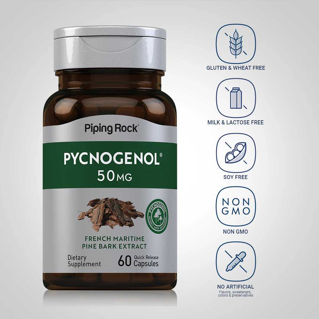 Pycnogenol, 50 mg, 60 Quick Release Capsules - Image 5