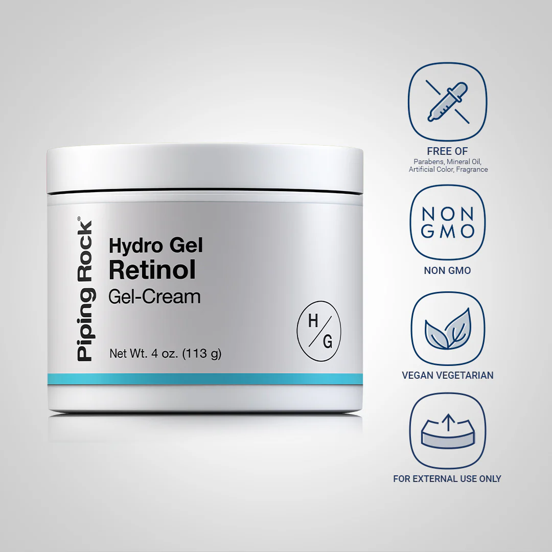 Retinol Gel Cream, 4 oz (113 g) Jar, 2  Jars - Image 4