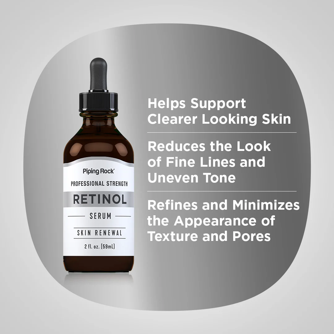 Retinol Serum, 2 fl oz (59 mL) Dropper Bottle, 2  Dropper Bottles - Image 2