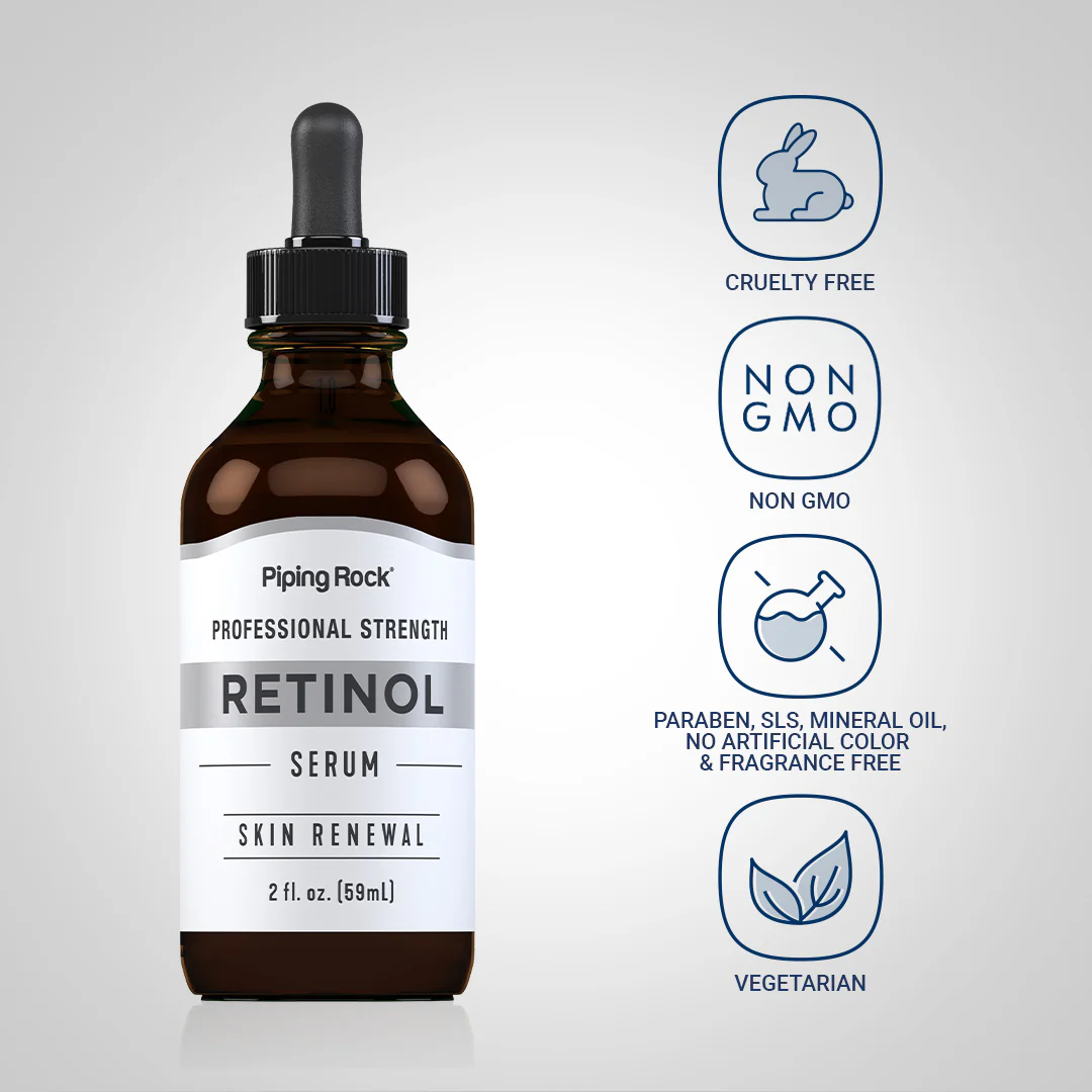 Retinol Serum, 2 fl oz (59 mL) Dropper Bottle, 2  Dropper Bottles - Image 3
