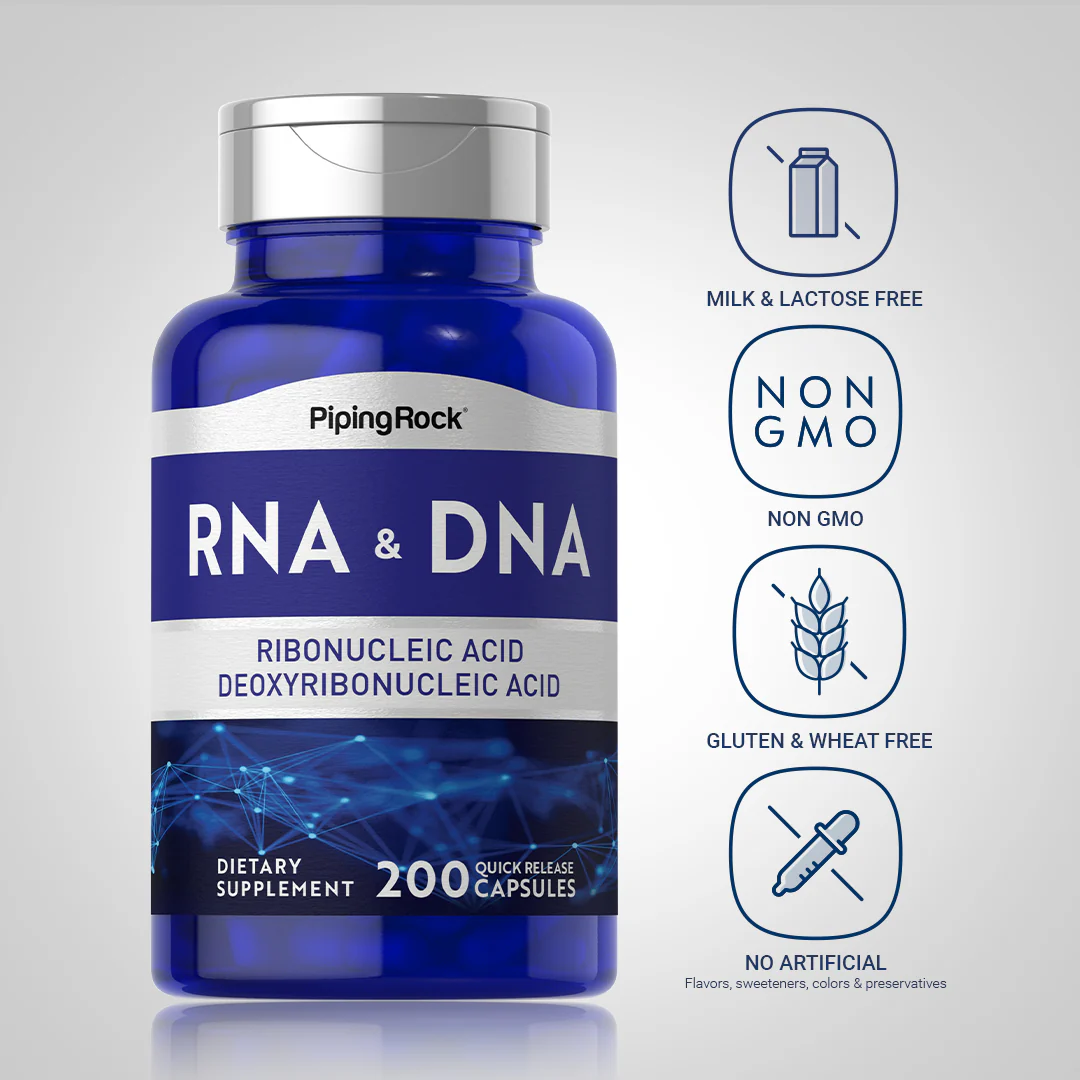 RNA & DNA, 100/10 mg, 200 Quick Release Capsules - Image 5