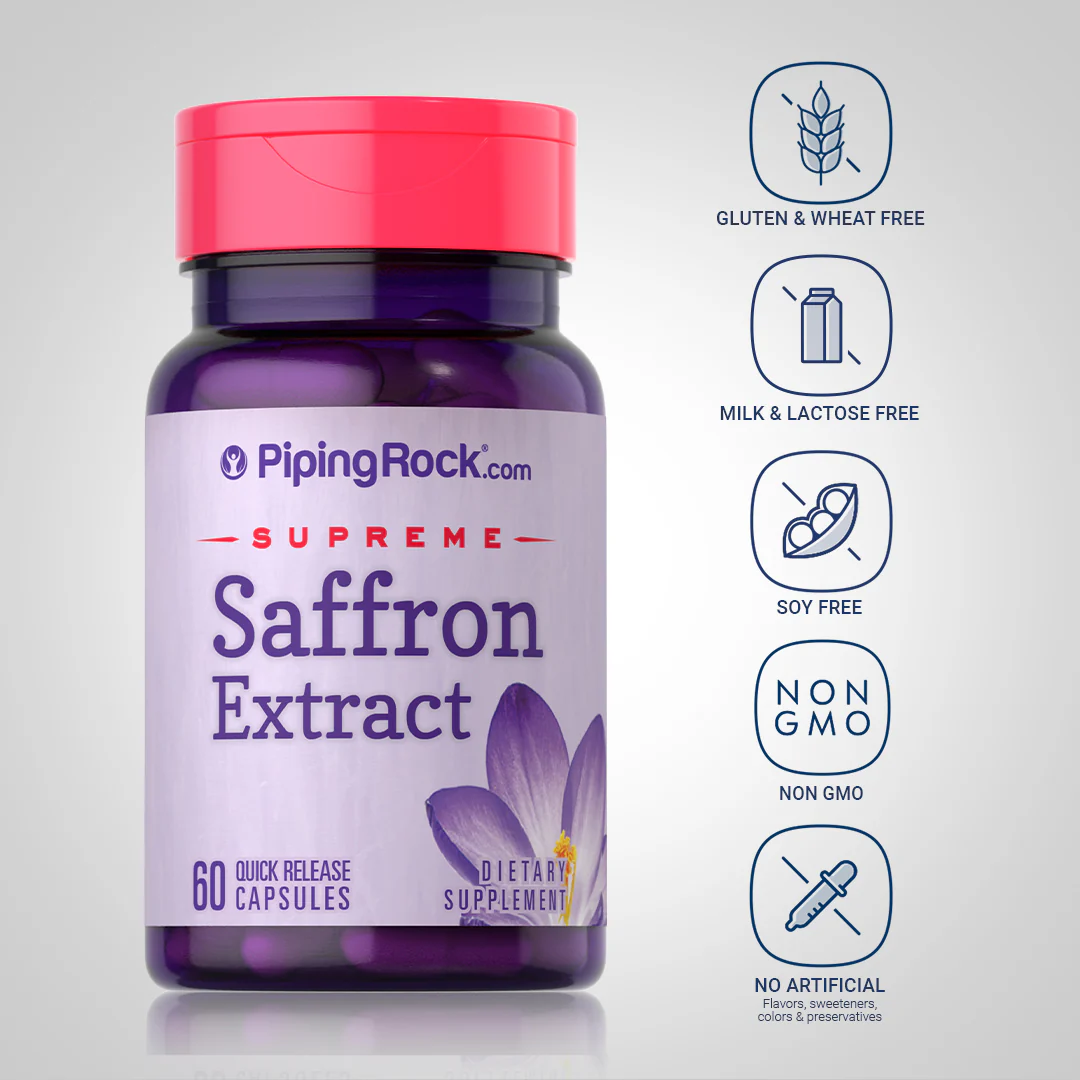 Saffron Extract, 88.5 mg, 60 Quick Release Capsules, 2  Bottles - Image 5