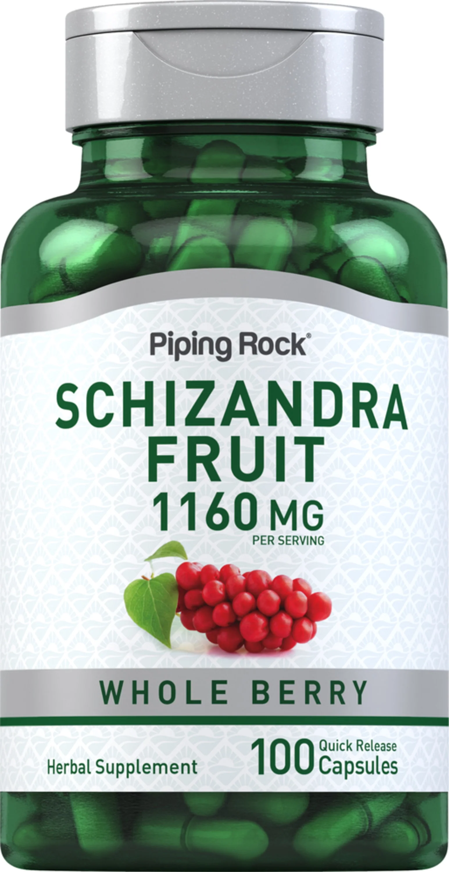 Schizandra (Berry) Fruit, 1160 mg (per serving), 100 Quick Release Capsules - Image 8