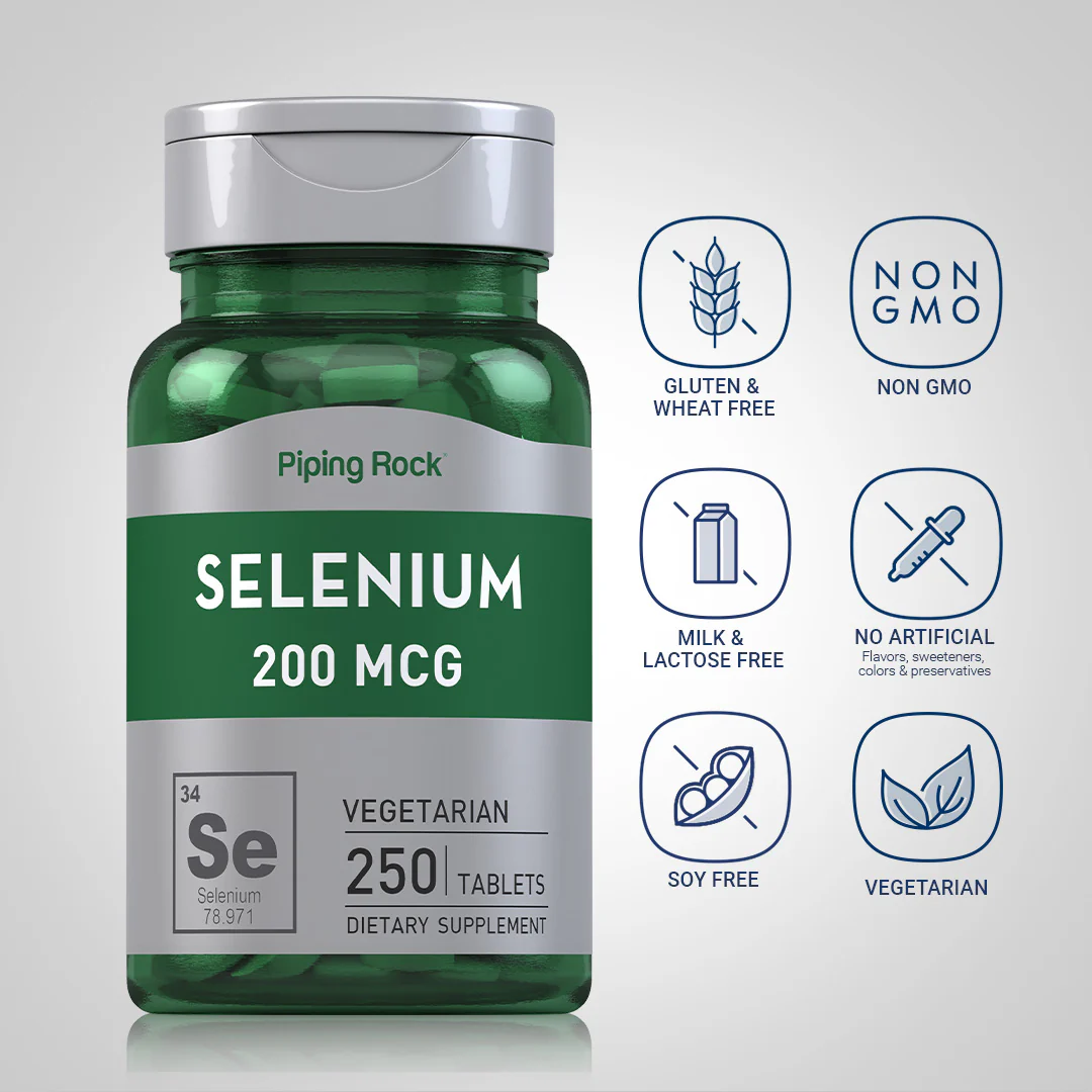 Selenium, 200 mcg, 250 Tablets - Image 5