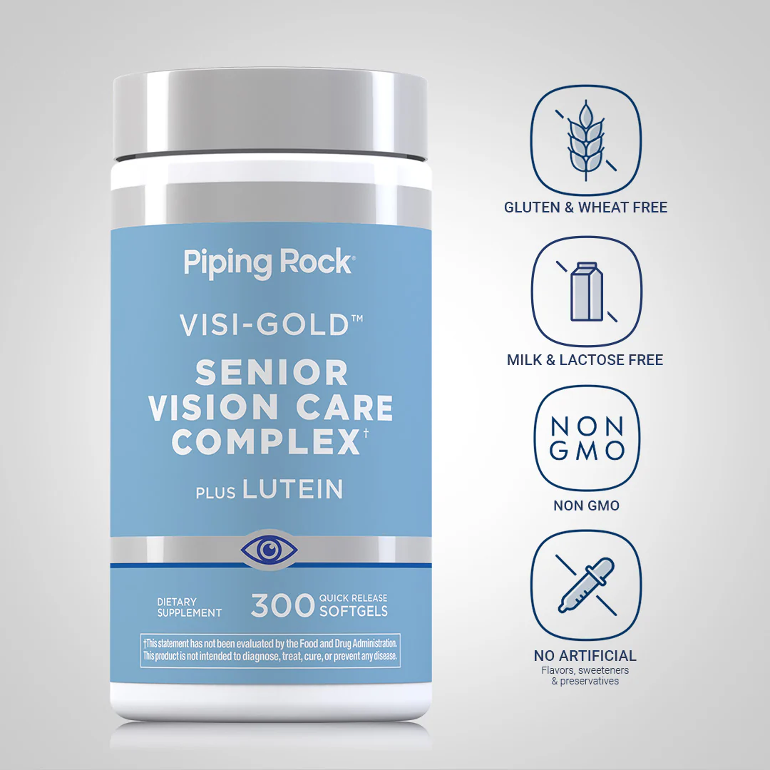 Senior Vision Care Complex, 300 Quick Release Softgels - Image 4
