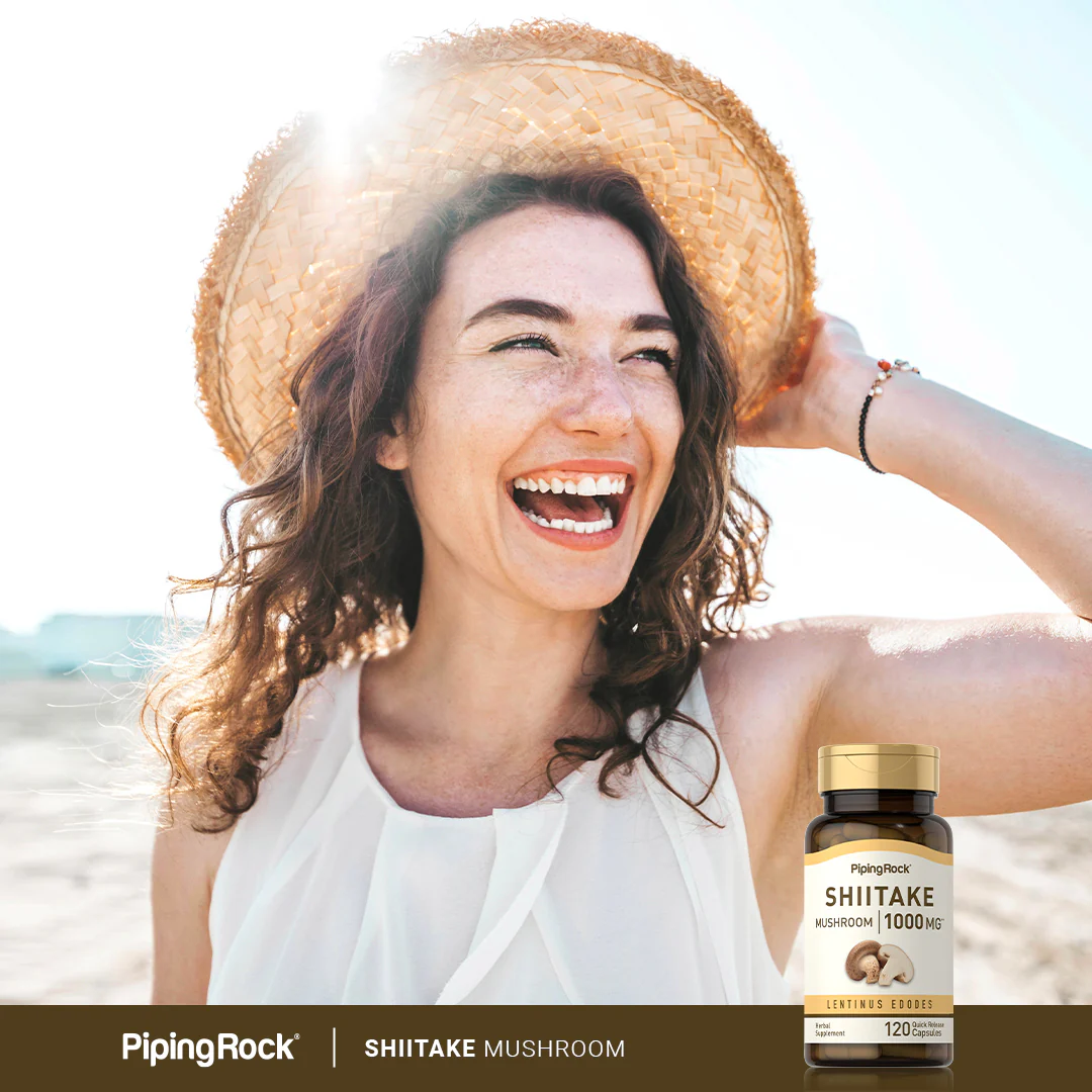 Shiitake Mushroom, 1000 mg, 120 Quick Release Capsules - Image 7