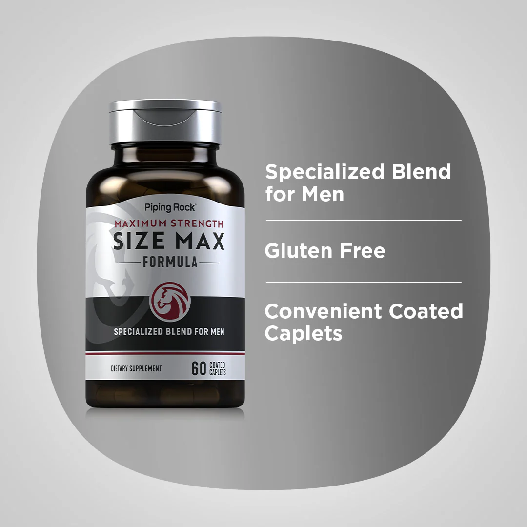 Size Max, 60 Coated Caplets - Image 4