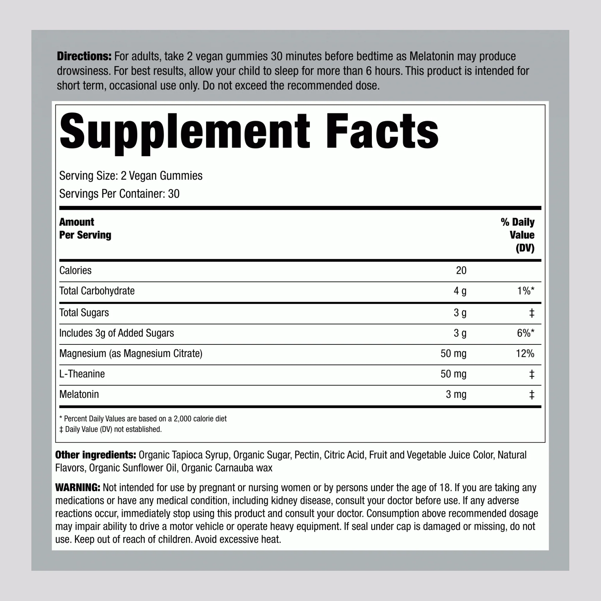 Sleep-3 Melatonin Gummies (Blueberry Pomegranate), 60 Vegan Gummies, 2  Bottles - Image 2