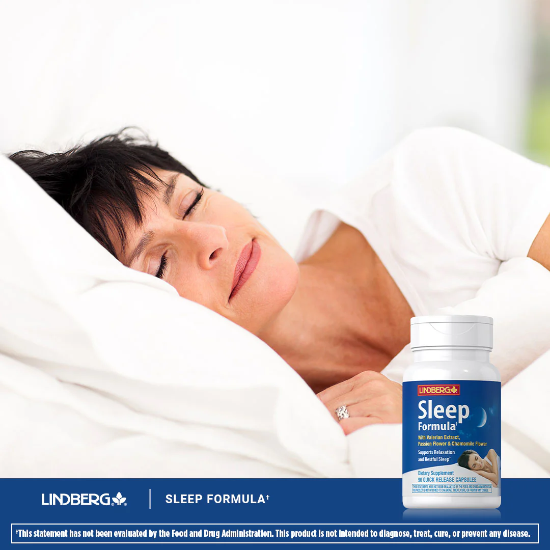 Sleep Formula with Valerian Extract, 90 Quick Release Capsules - Image 7