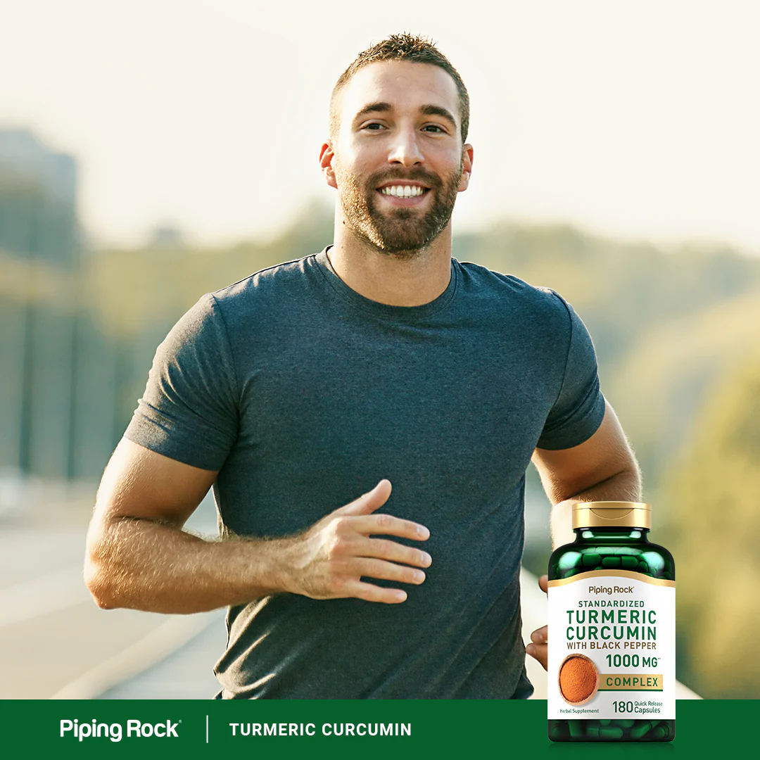 Standardized Turmeric Curcumin Complex w/ Black Pepper, 1000 mg, 180 Quick Release Capsules - Image 7