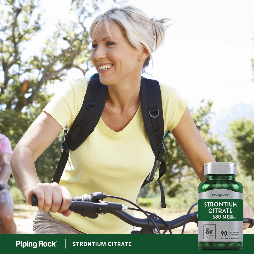 Strontium Citrate, 680 mg (per serving), 90 Quick Release Capsules - Image 7