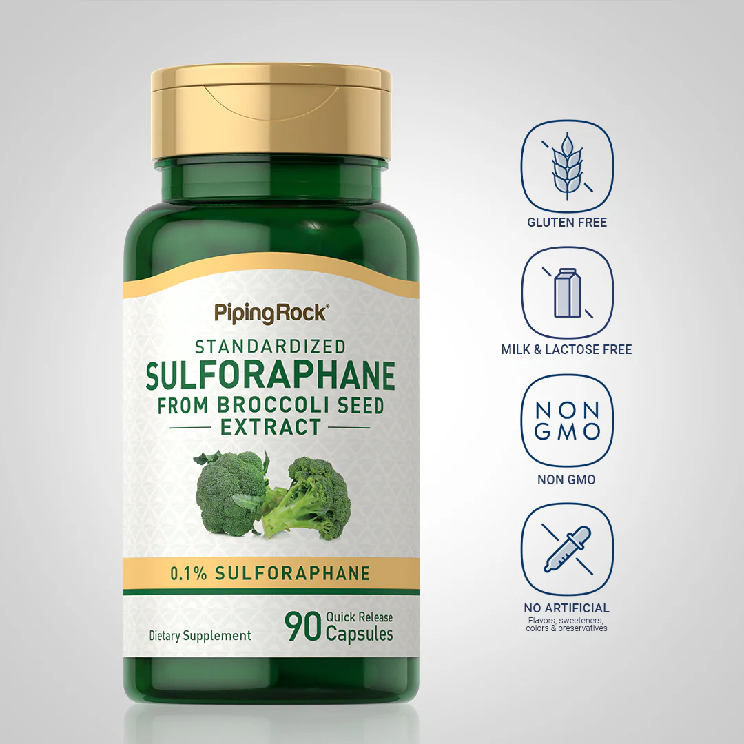 Sulforaphane (From Broccoli), 90 Quick Release Capsules - Image 5