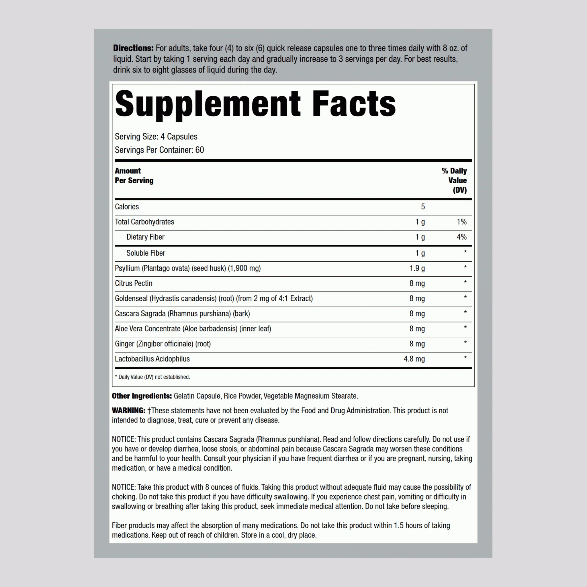 Super Colon Health, 240 Quick Release Capsules, 2  Bottles - Image 2
