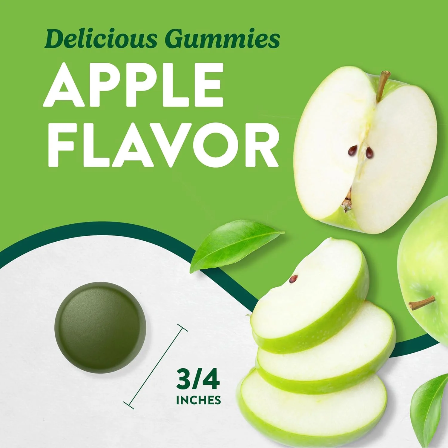 Super Greens 10 (Delicious Apple), 60 Gummies - Image 7