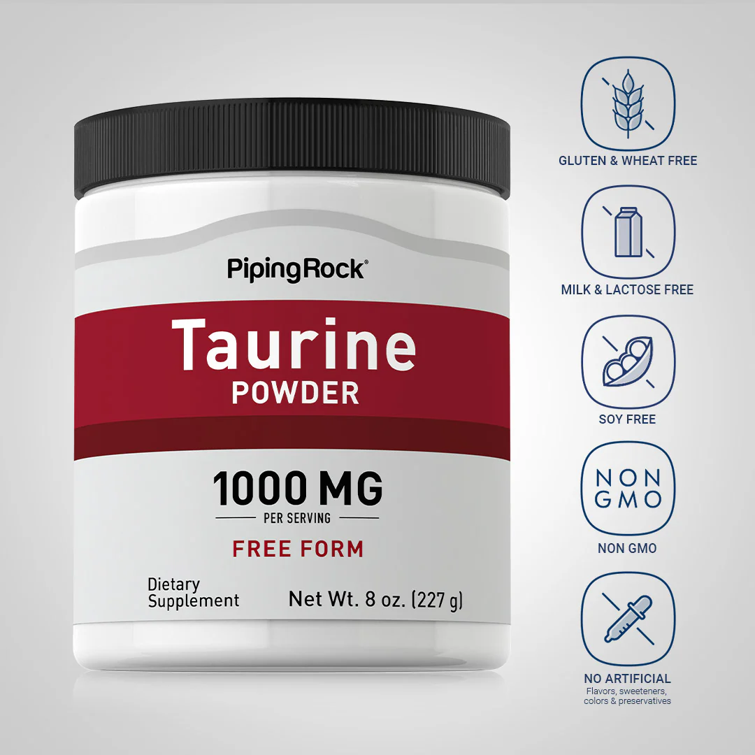 Taurine Powder, 8 oz (227 g) Bottle - Image 6