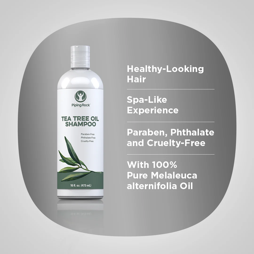Tea Tree Oil Shampoo, 16 fl oz (473 mL) Bottle - Image 3