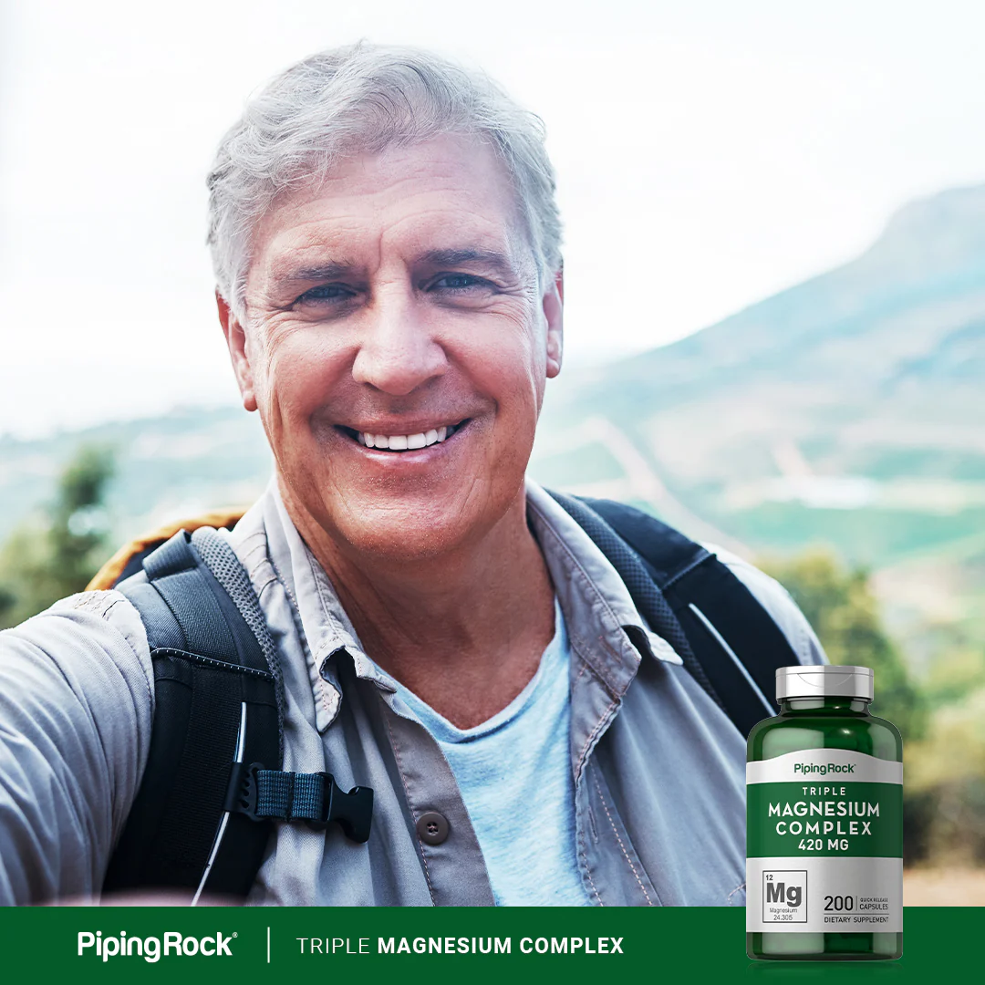 Triple Magnesium Complex, 420 mg, 200 Quick Release Capsules - Image 7
