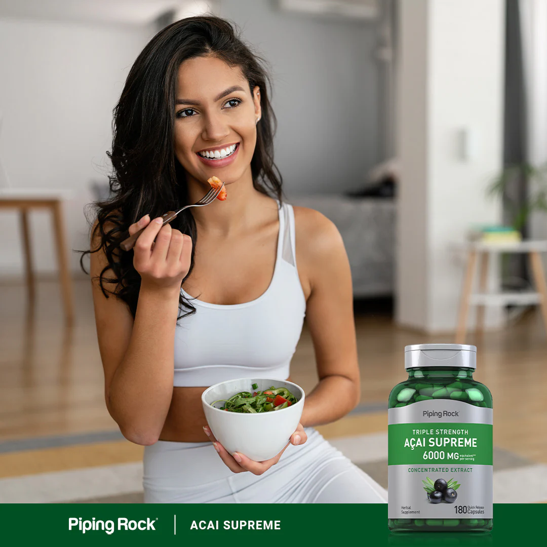 Triple Strength Acai Supreme, 6000 mg (per serving), 180 Quick Release Capsules, 2  Bottles - Image 7