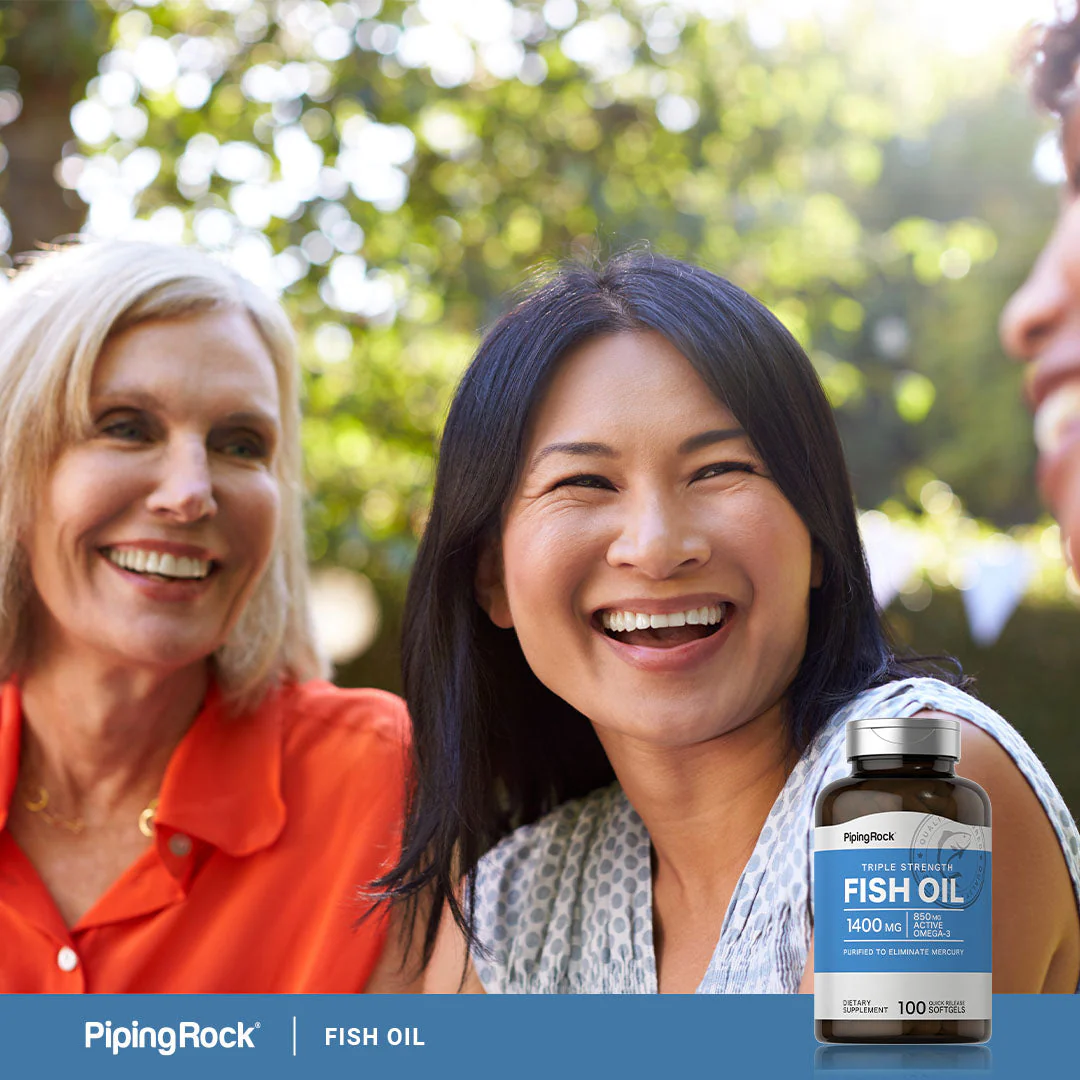 Triple Strength Omega-3 Fish Oil 1400 mg (850 mg Active Omega-3), 100 Quick Release Softgels - Image 7
