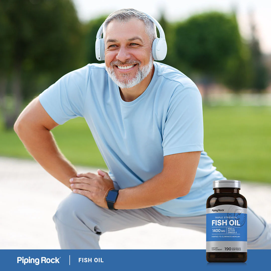 Triple Strength Omega-3 Fish Oil 1400 mg (850 mg Active Omega-3), 190 Quick Release Softgels - Image 6