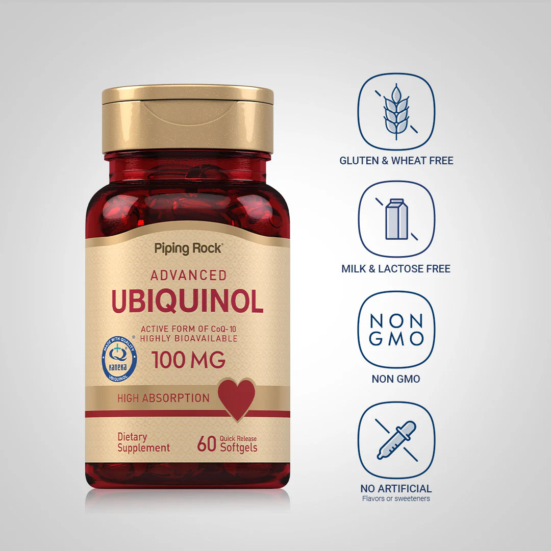 Ubiquinol, 100 mg, 60 Quick Release Softgels - Image 4