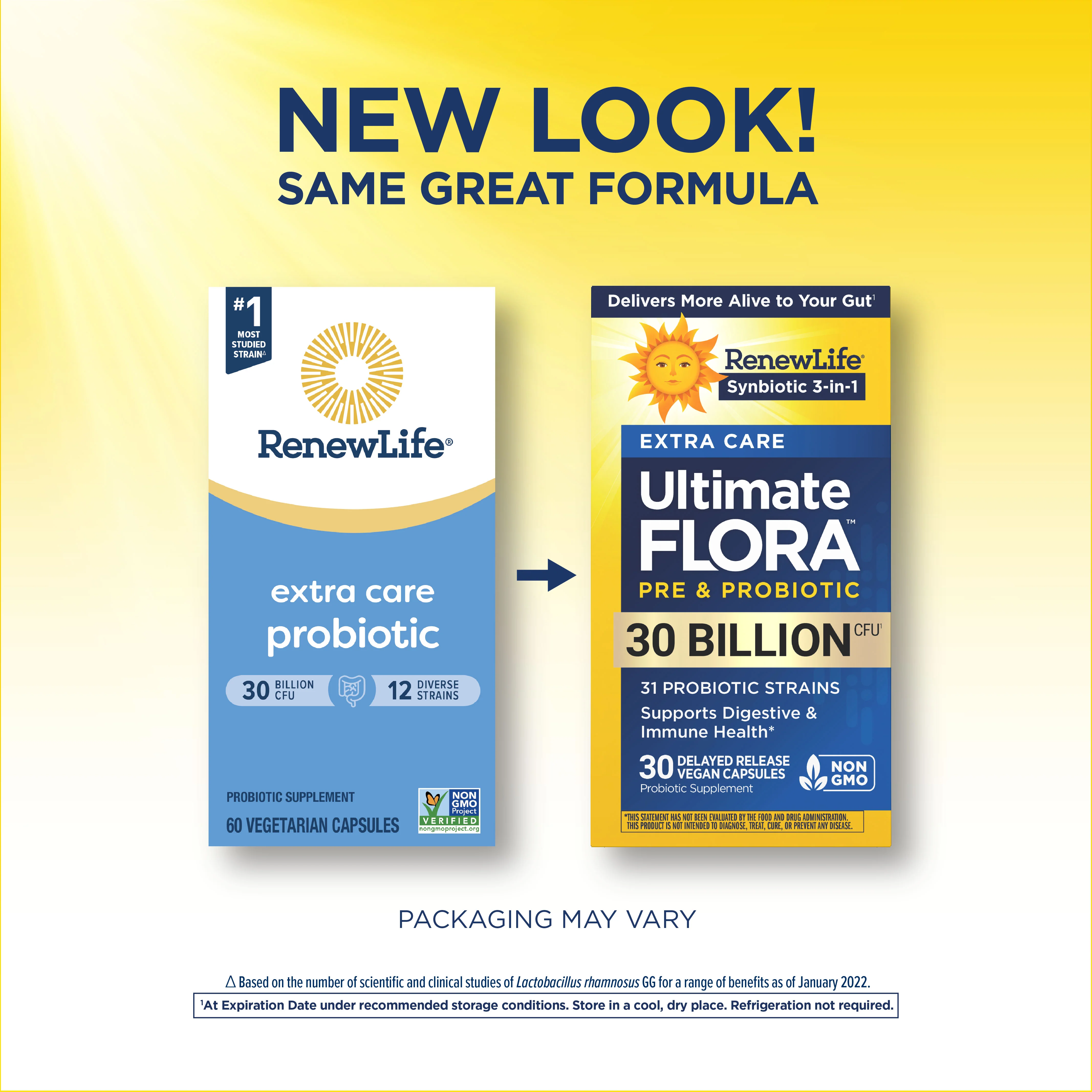 Ultimate Flora Extra Care Probiotic 30 Billion, 30 Delayed Release Vegan Caps - Image 4