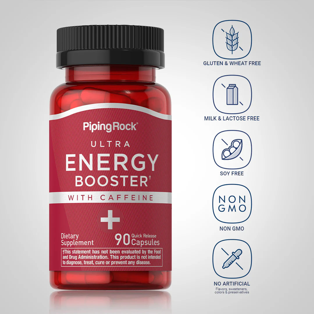 Ultra Energy Booster, 90 Quick Release Capsules - Image 5