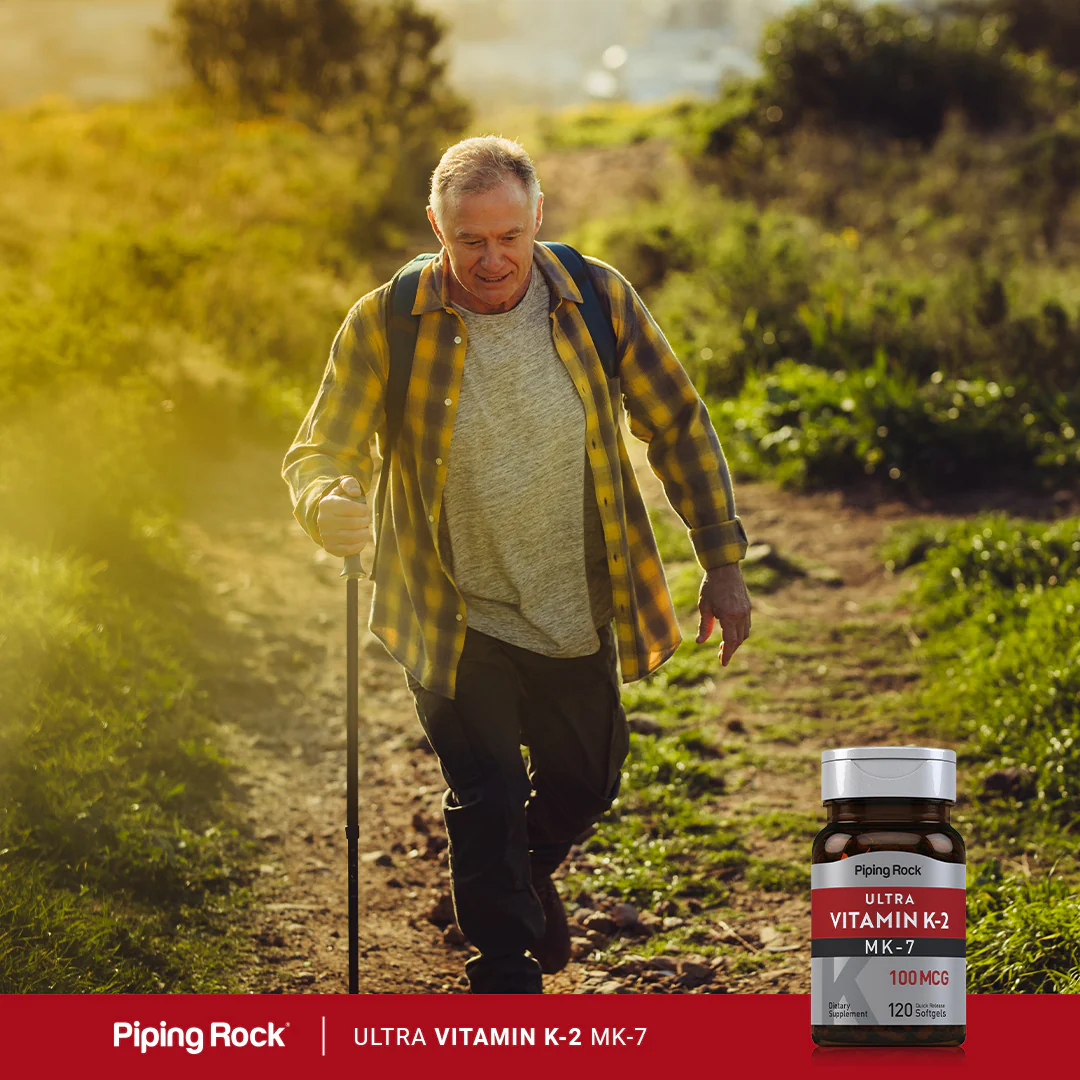 Ultra K2 with MK-7, 100 mcg, 120 Quick Release Softgels, 2  Bottles - Image 6