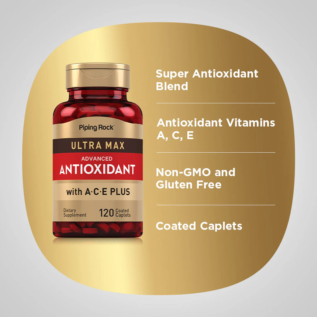 Ultra Max Antioxidant, 120 Coated Caplets, 2  Bottles - Image 4