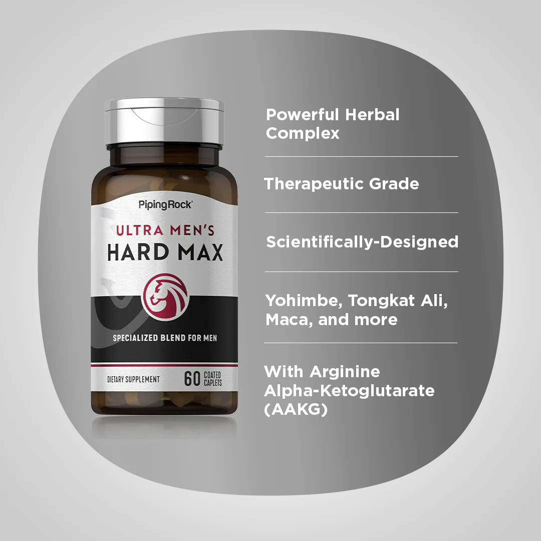 Ultra Men's HARD MAX, 60 Coated Caplets - Image 4