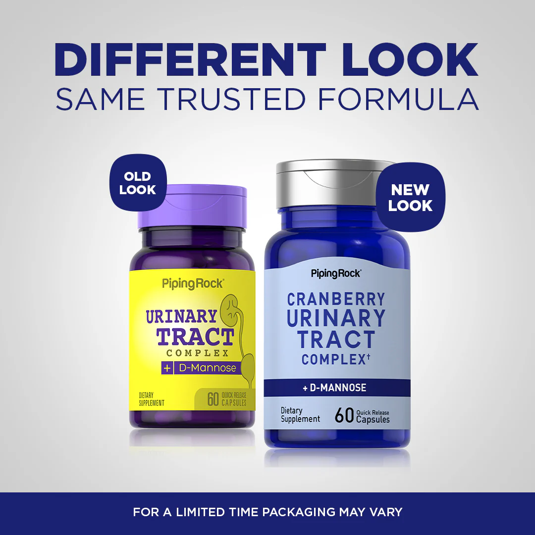 Urinary Tract Complex + D-Mannose & Cranberry, 60 Quick Release Capsules - Image 3