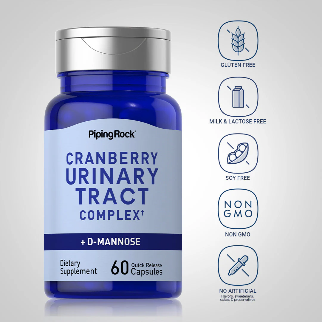 Urinary Tract Complex + D-Mannose & Cranberry, 60 Quick Release Capsules, 2  Bottles - Image 5