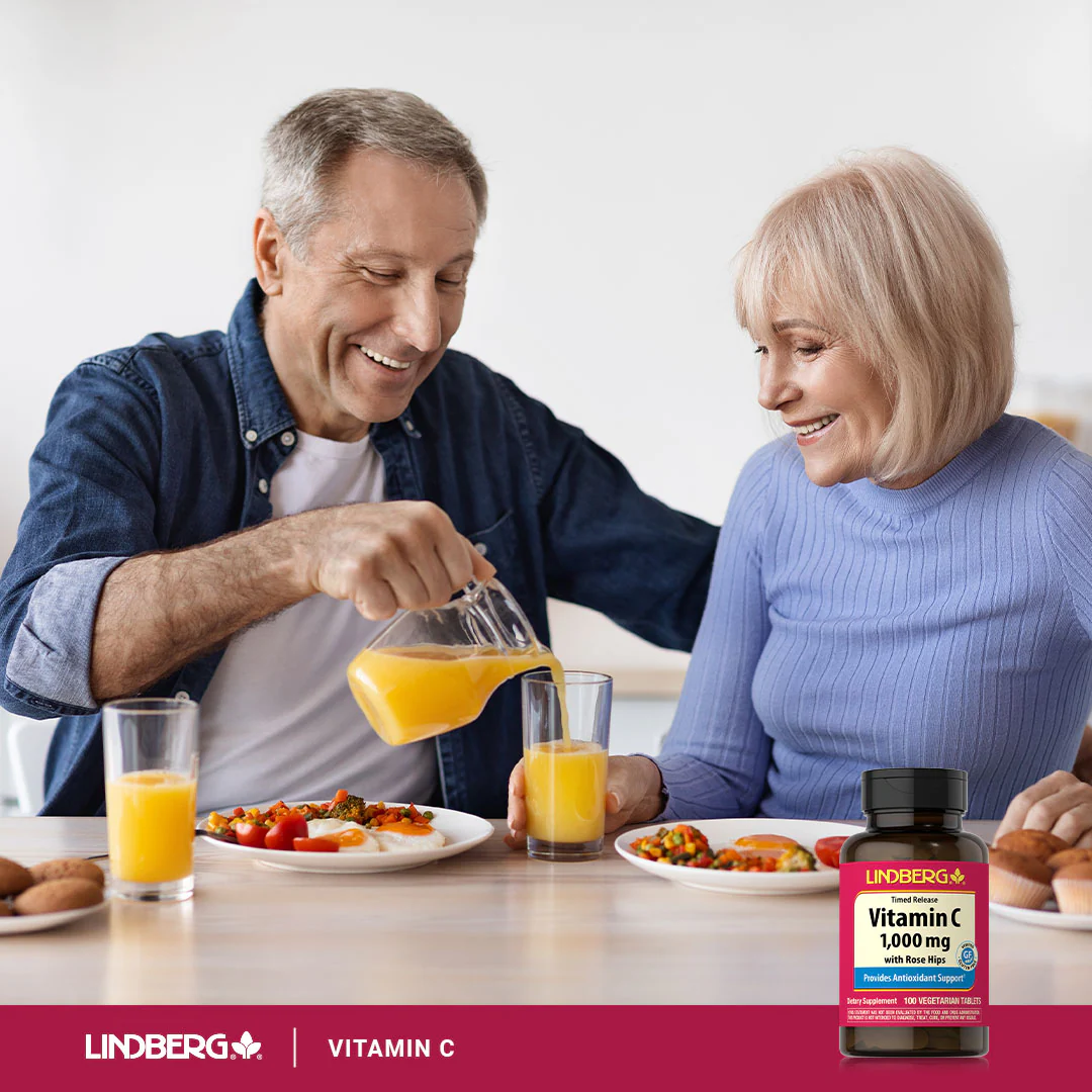 Vitamin C 1000 mg with Rose Hips (Timed Release), 100 Vegetarian Tablets - Image 7