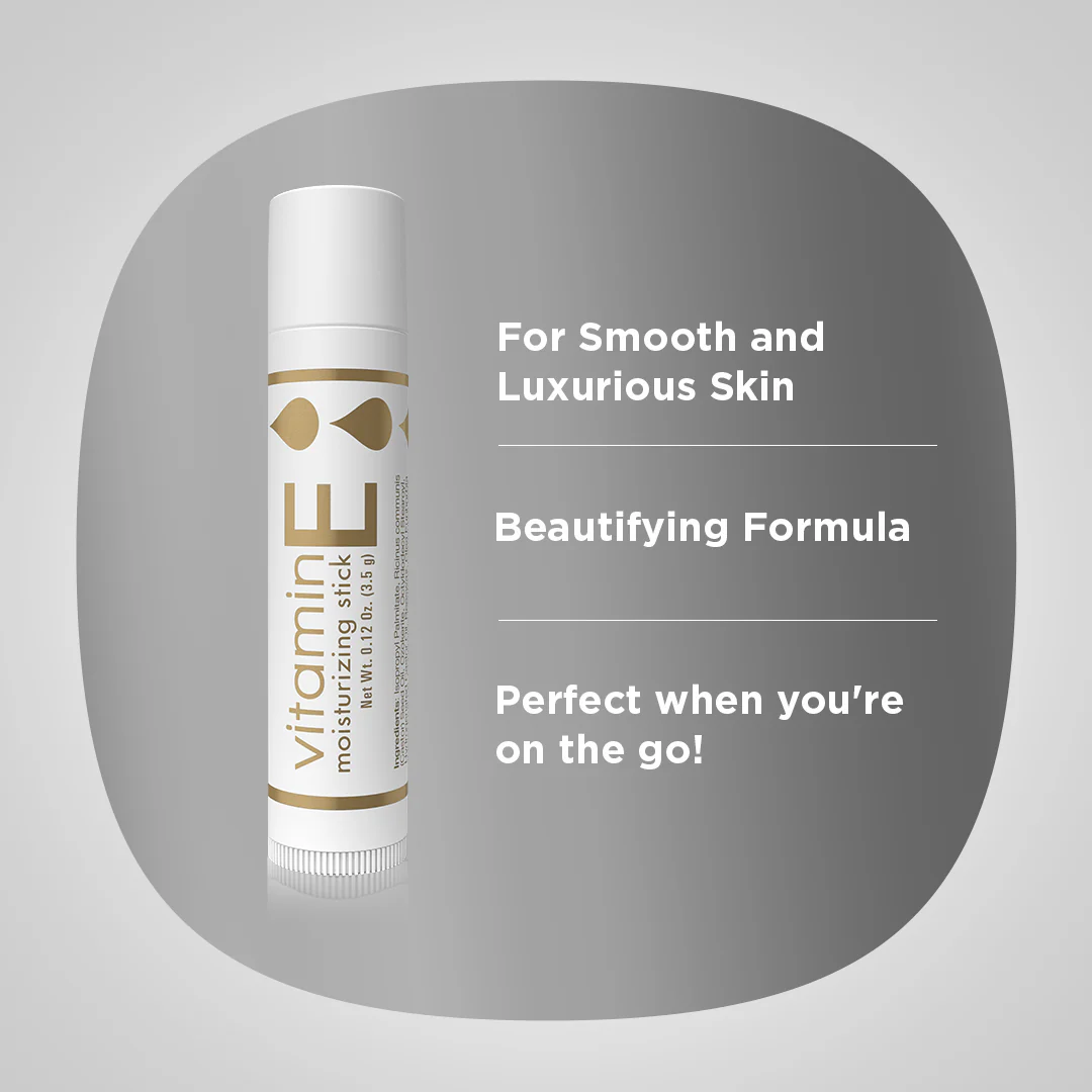 Vitamin E Moisturizing Stick, 3.5 grams (0.1 oz) Tube - Image 3