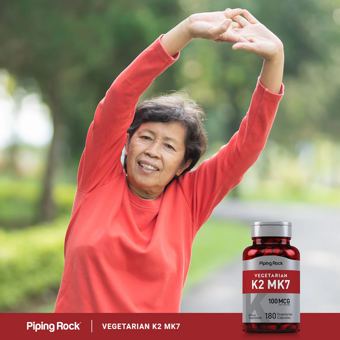 Vitamin K-2 MK-7, 100 mcg (per serving), 180 Vegetarian Capsules, 2  Bottles - Image 6